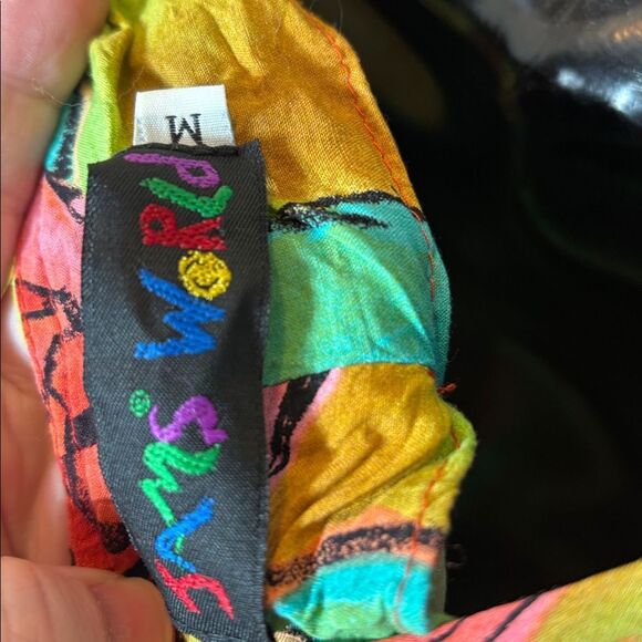 Jams World Vintage Hattie dress medium colorful rose tiered - Picture 4 of 4